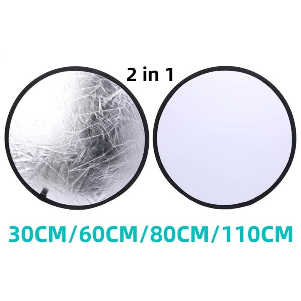 Photography Lighting Reflector - Neuer tragbarer 2/5-in-1-Fotografie-Reflektor, zusammenklappbarer Outdoor-Lichtdiffusor, runde