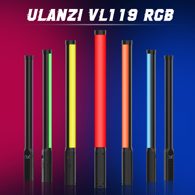 Photography Lighting Stick - Ulanzi VL119 Handheld RGB Bunte Stick