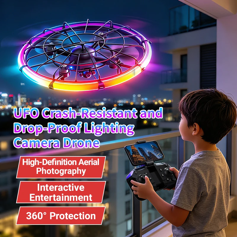 Photography Lighting Box - JJRC H145 UFO RC-Drohne mit Dual-HD-Objektiv,