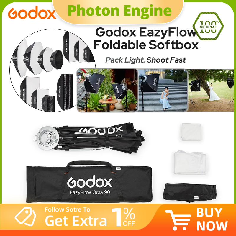Photography Lighting Box - Godox EazyFlow Serie Faltbarer Softbox mit