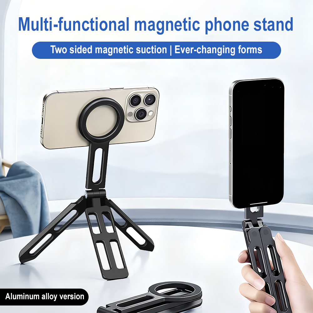 Photography Lighting Video - Magnetischer Handyhalter Vierachsig 360° ° Drehbarer,