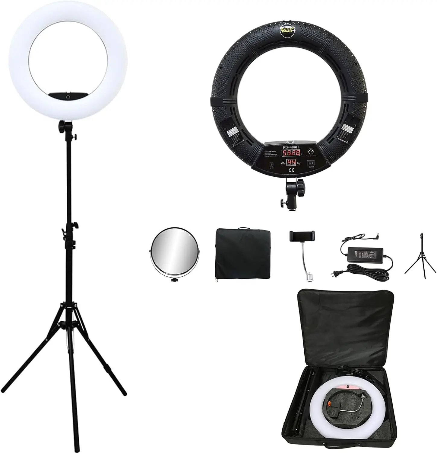 Led Ring Light 18 - FD480 Ringlampe 18 Zoll LED-Ringlicht mit