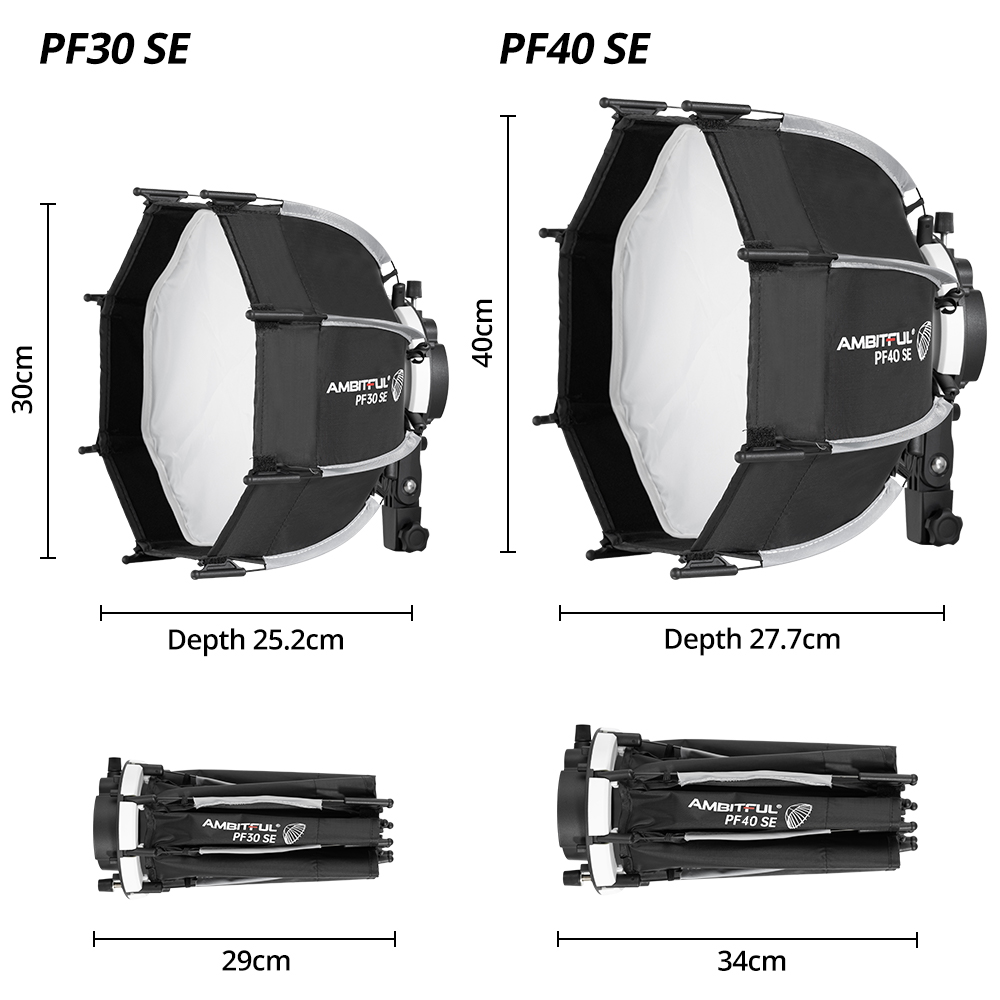 AMBITFUL PF30/PF40 30cm/40cm M – Photography Lighting Box Bewertung und Preis