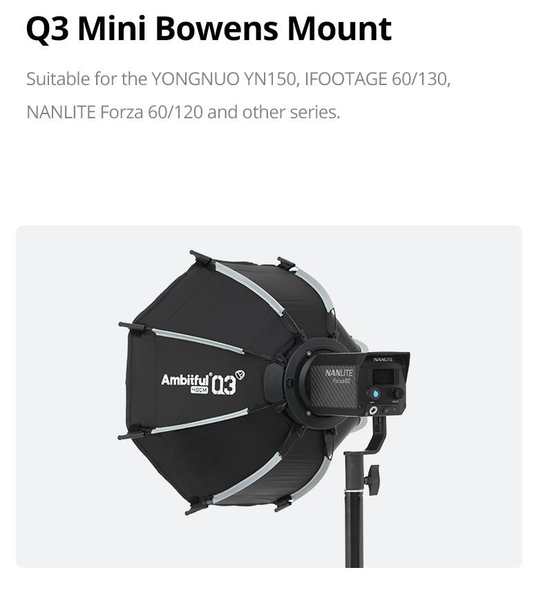Neue AMBITFUL Q3 Schnellversch – Photography Lighting Box Bewertung und Preis