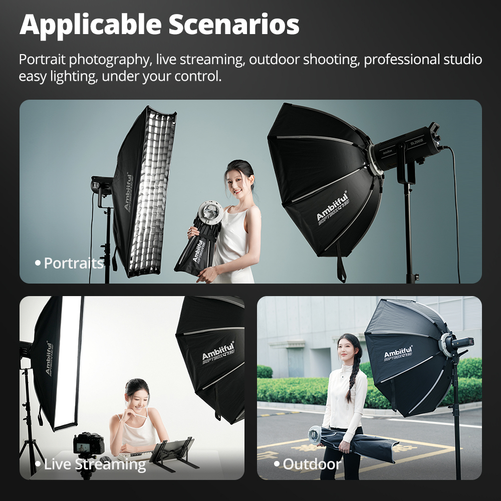 AMBITFUL Q3/Q7/Q9 Serie Schnel – Photography Lighting Box Bewertung und Preis