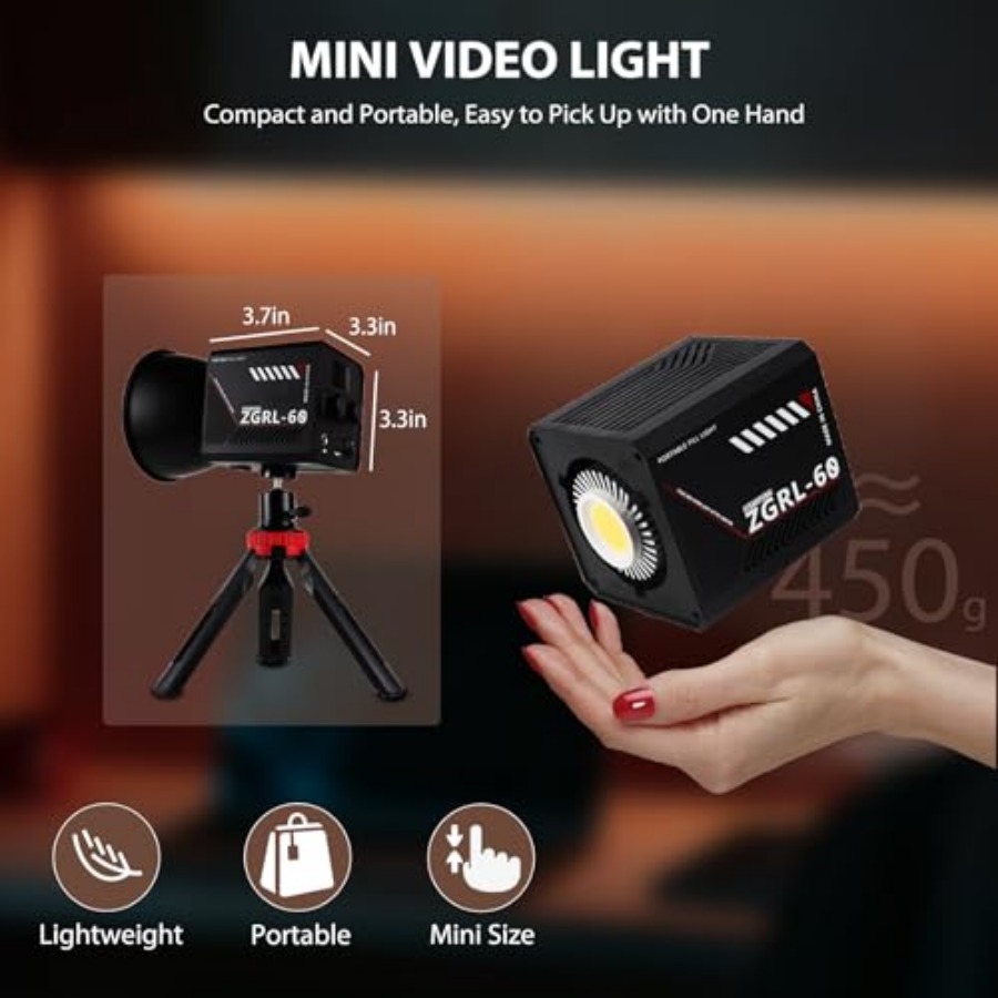 60W COB LED-Videoleuchte, trag – Photography Lighting Video Bewertung und Preis