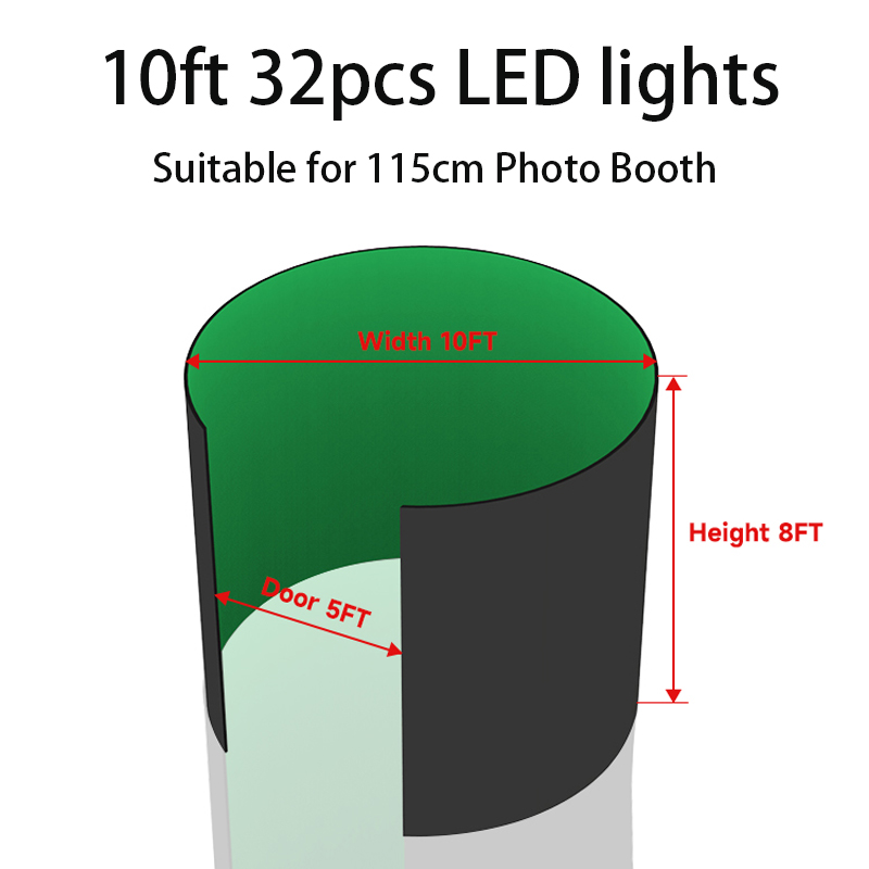 360-Grad-Fotobox-Gehäuse mit k – Photography Lighting And Backdrop Bewertung und Preis